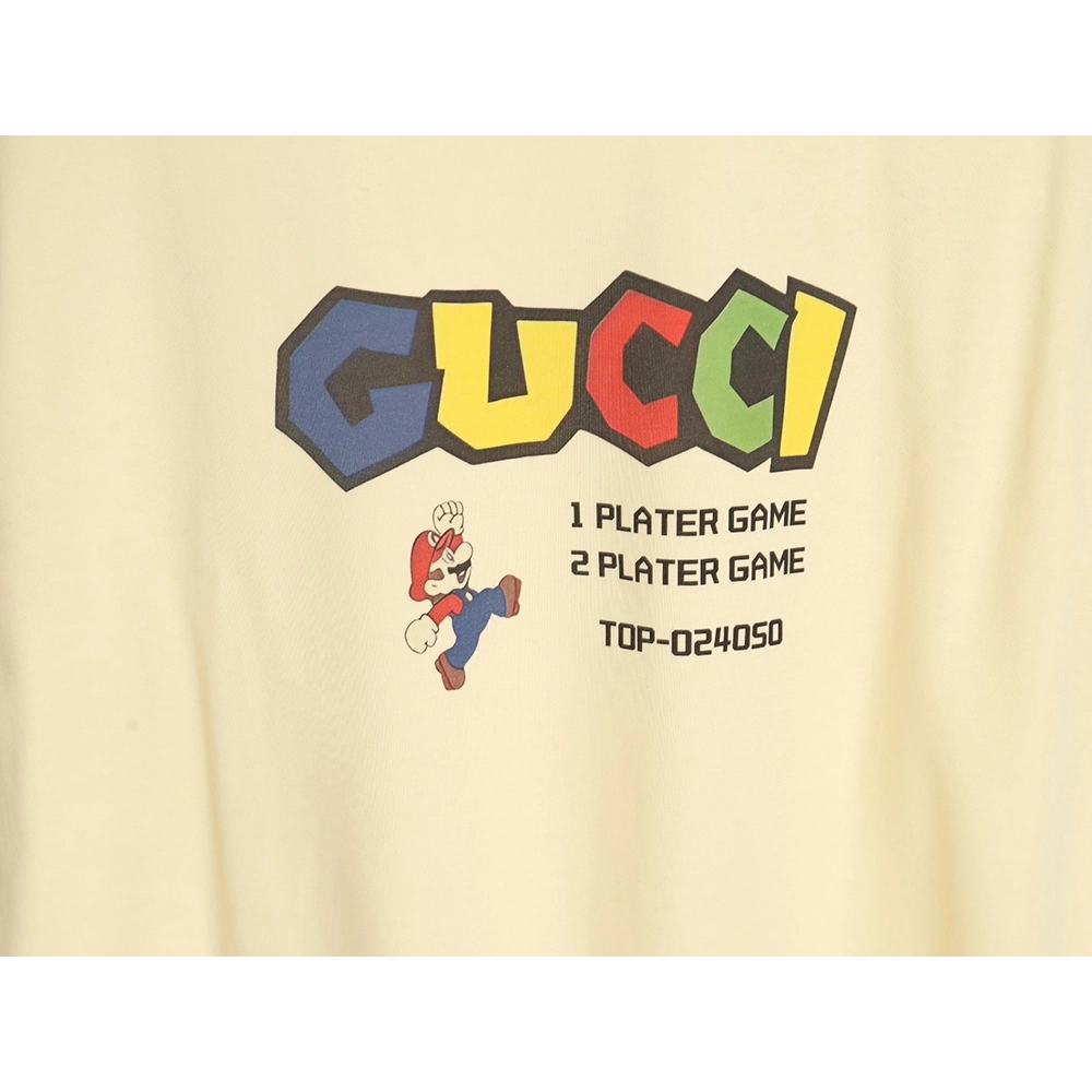Gucci Mario colorful lettering short-sleeved T-shirt,Gucci