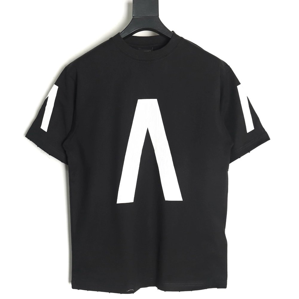 Balenciaga cracked arrow print short sleeves TSK1,Balenciaga