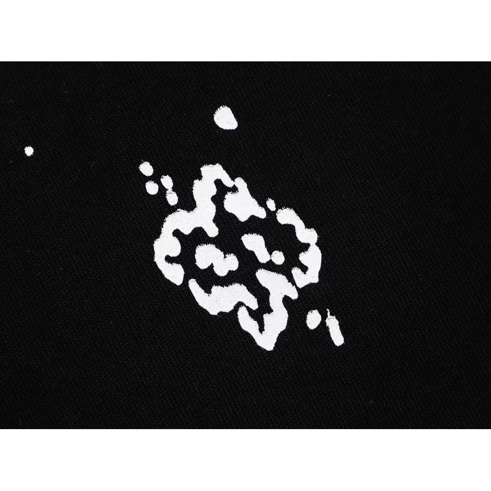 Amiri Cashew Flower Embossed Short Sleeve T-shirt,Amiri T Shirt,Tshirt,APPAREL