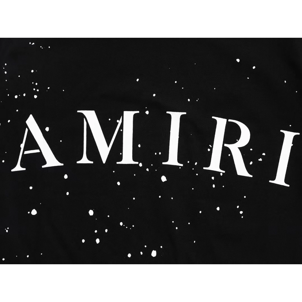 Amiri Cashew Flower Embossed Short Sleeve T-shirt,Amiri T Shirt,Tshirt,APPAREL