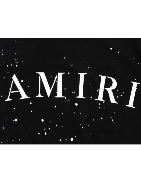 Amiri Cashew Flower Embossed Short Sleeve T-shirt,Amiri T Shirt,Tshirt,APPAREL