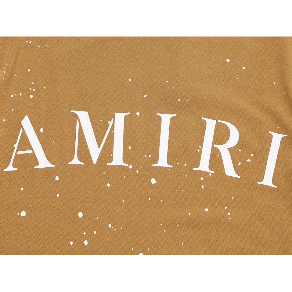 Amiri Cashew Flower Embossed Short Sleeve T-shirt,Amiri T Shirt,Tshirt,APPAREL