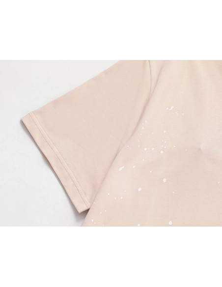 Amiri Cashew Flower Embossed Short Sleeve T-shirt,Amiri T Shirt,Tshirt,APPAREL