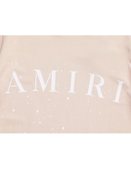 Amiri Cashew Flower Embossed Short Sleeve T-shirt,Amiri T Shirt,Tshirt,APPAREL