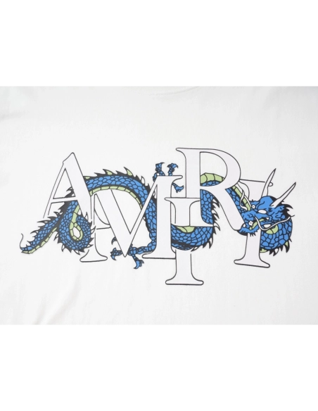 Amiri Colorful Print Craftsmanship Cotton Short Sleeve T-shirt,Amiri T Shirt,Tshirt,APPAREL