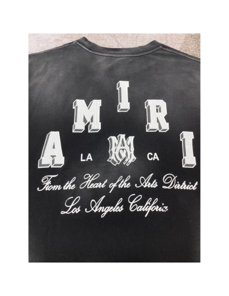 Amiri New Vintage Washed Distressed Short-Sleeve T-shirt,Amiri T Shirt,Tshirt,APPAREL
