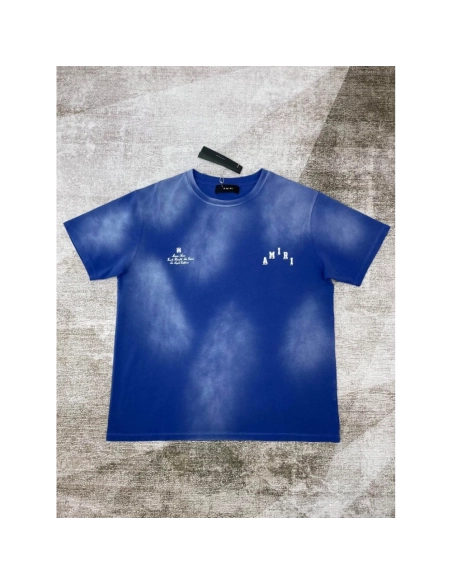 Amiri New Vintage Washed Distressed Short Sleeve T-shirt,Amiri T Shirt,Tshirt,APPAREL