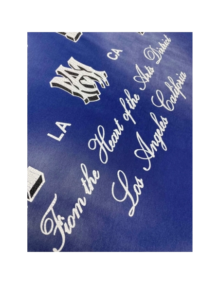 Amiri New Vintage Washed Distressed Short Sleeve T-shirt,Amiri T Shirt,Tshirt,APPAREL