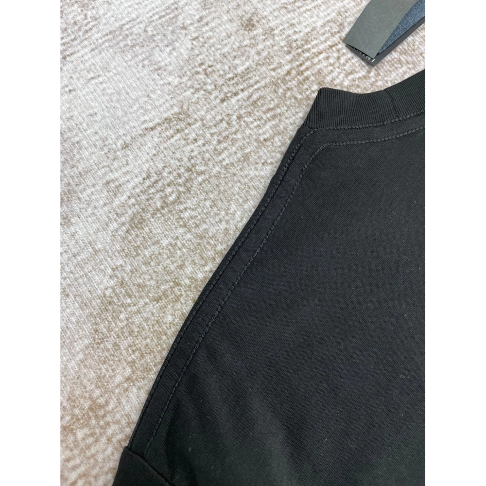 Amiri cashew flower print short-sleeved rear paste print T-shirt,Amiri T Shirt,Tshirt,APPAREL