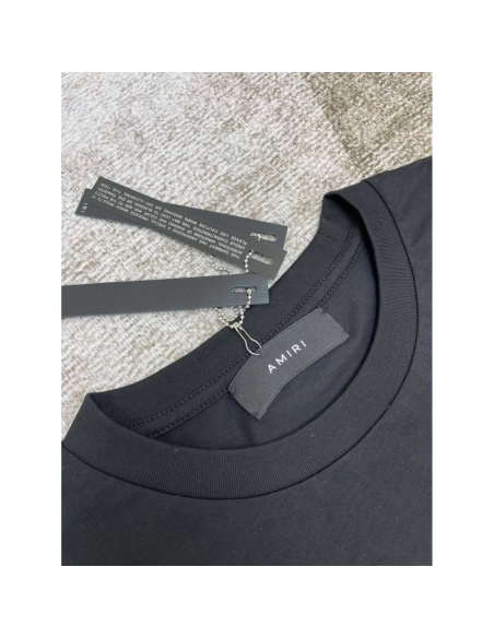 Amiri New Logo Special Print Short Sleeve T-shirt,Amiri T Shirt,Tshirt,APPAREL