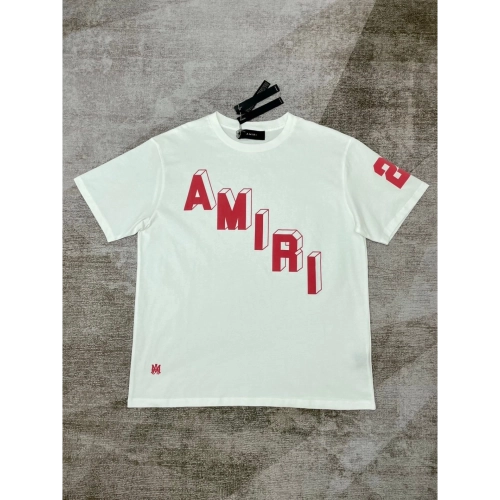 Amiri New Logo Special Print Short Sleeve T-shirt,Amiri T Shirt,Tshirt,APPAREL