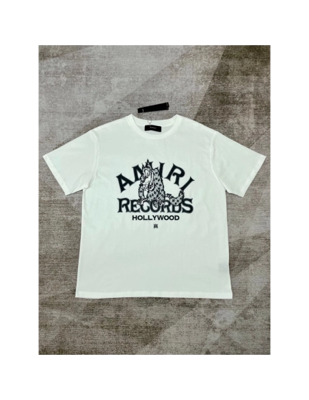 Amiri New Wolf Printed Short Sleeve T-shirt,Amiri T Shirt,Tshirt,APPAREL