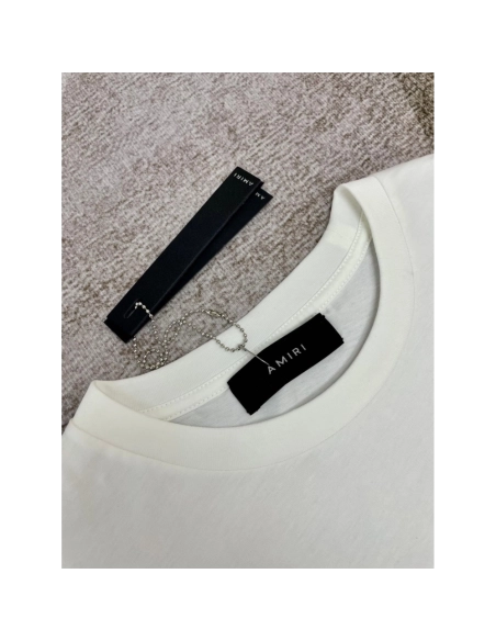 Amiri New Wolf Printed Short Sleeve T-shirt,Amiri T Shirt,Tshirt,APPAREL