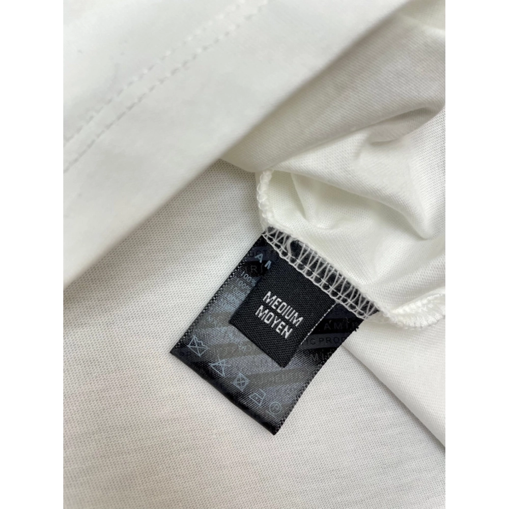 Amiri New Wolf Printed Short Sleeve T-shirt,Amiri T Shirt,Tshirt,APPAREL