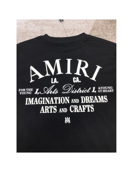 Amiri New Logo Letter Short Sleeve T-shirt,Amiri T Shirt,Tshirt,APPAREL