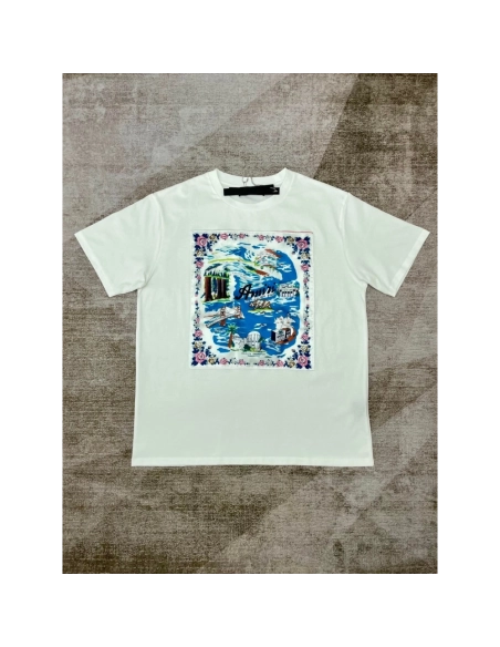 Amiri New Patchwork Embroidered Short-Sleeve T-shirt,Amiri T Shirt,Tshirt,APPAREL