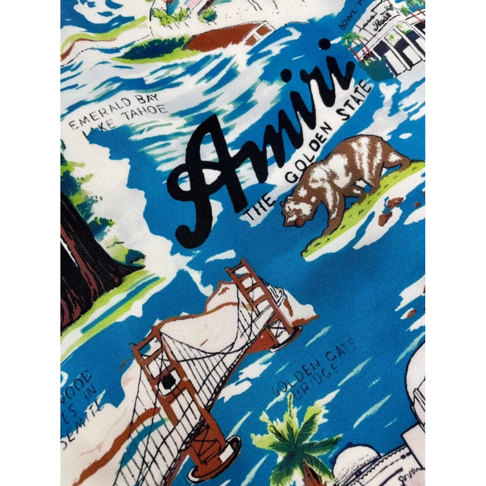 Amiri New Patchwork Embroidered Short-Sleeve T-shirt,Amiri T Shirt,Tshirt,APPAREL