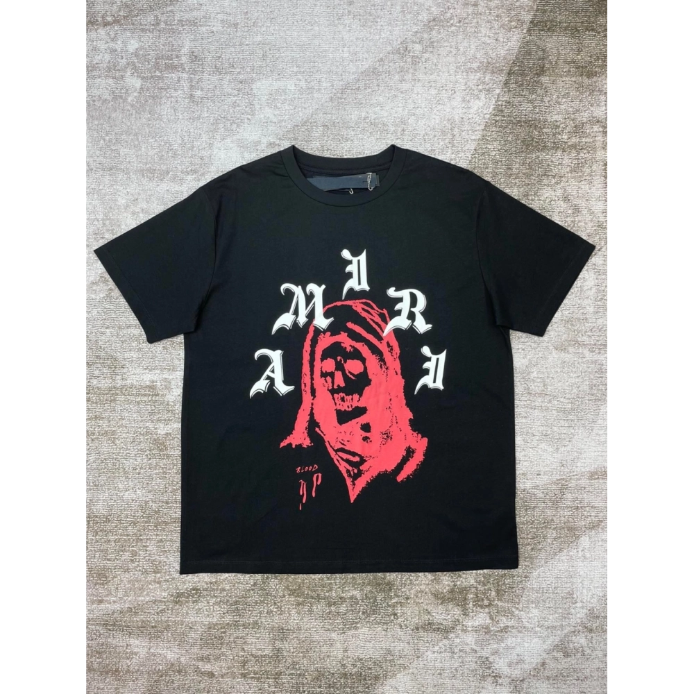 Amiri Sanskrit red skull head printt T-shirt,Amiri T Shirt,Tshirt,APPAREL