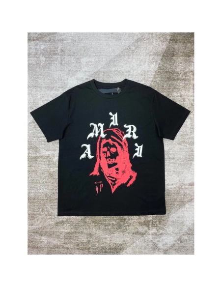 Amiri Sanskrit red skull head printt T-shirt,Amiri T Shirt,Tshirt,APPAREL