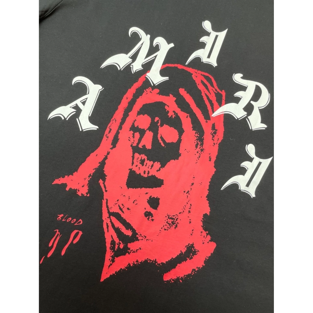 Amiri Sanskrit red skull head printt T-shirt,Amiri T Shirt,Tshirt,APPAREL