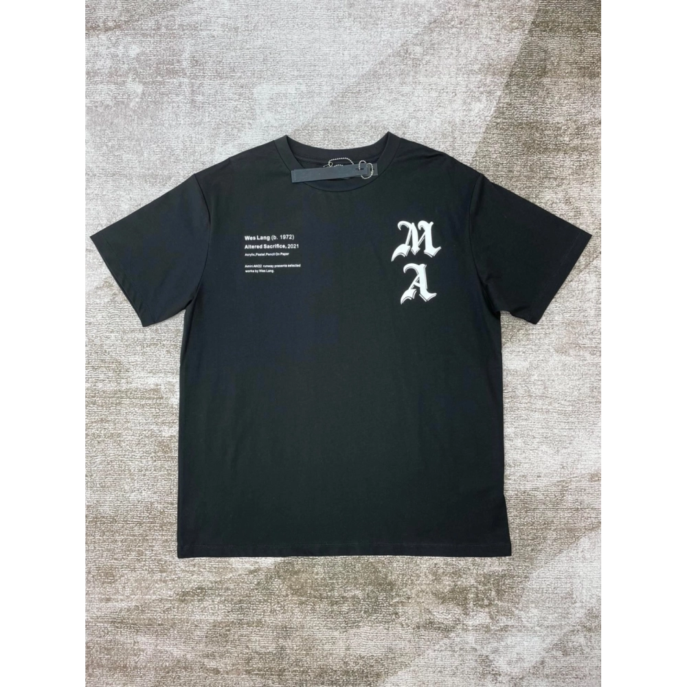 Amiri New joint Sanskrit short-sleeved digital direct spray Sanskrit skull printt T-shirt,Amiri T Shirt,Tshirt,APPAREL