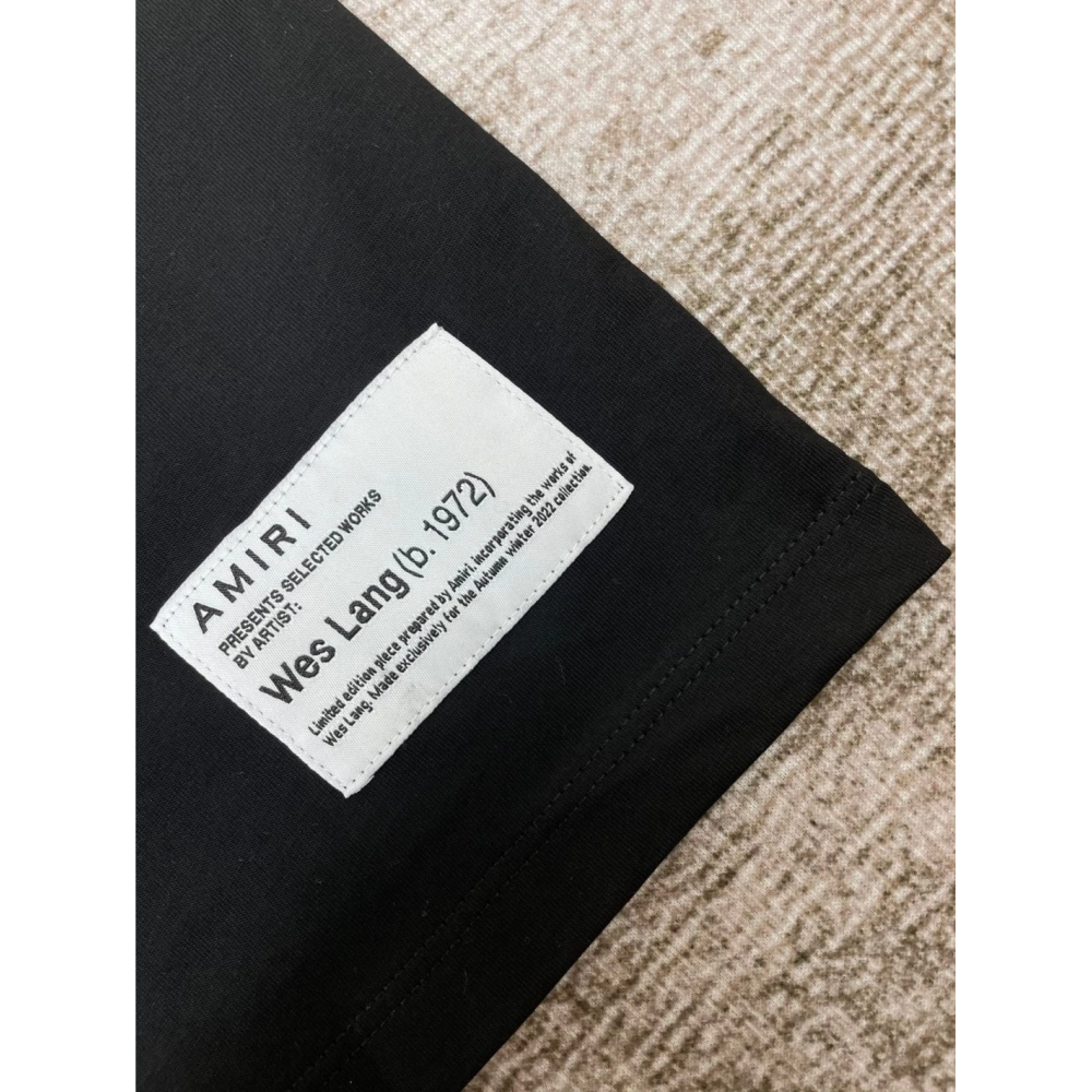 Amiri New joint Sanskrit short-sleeved digital direct spray Sanskrit skull printt T-shirt,Amiri T Shirt,Tshirt,APPAREL