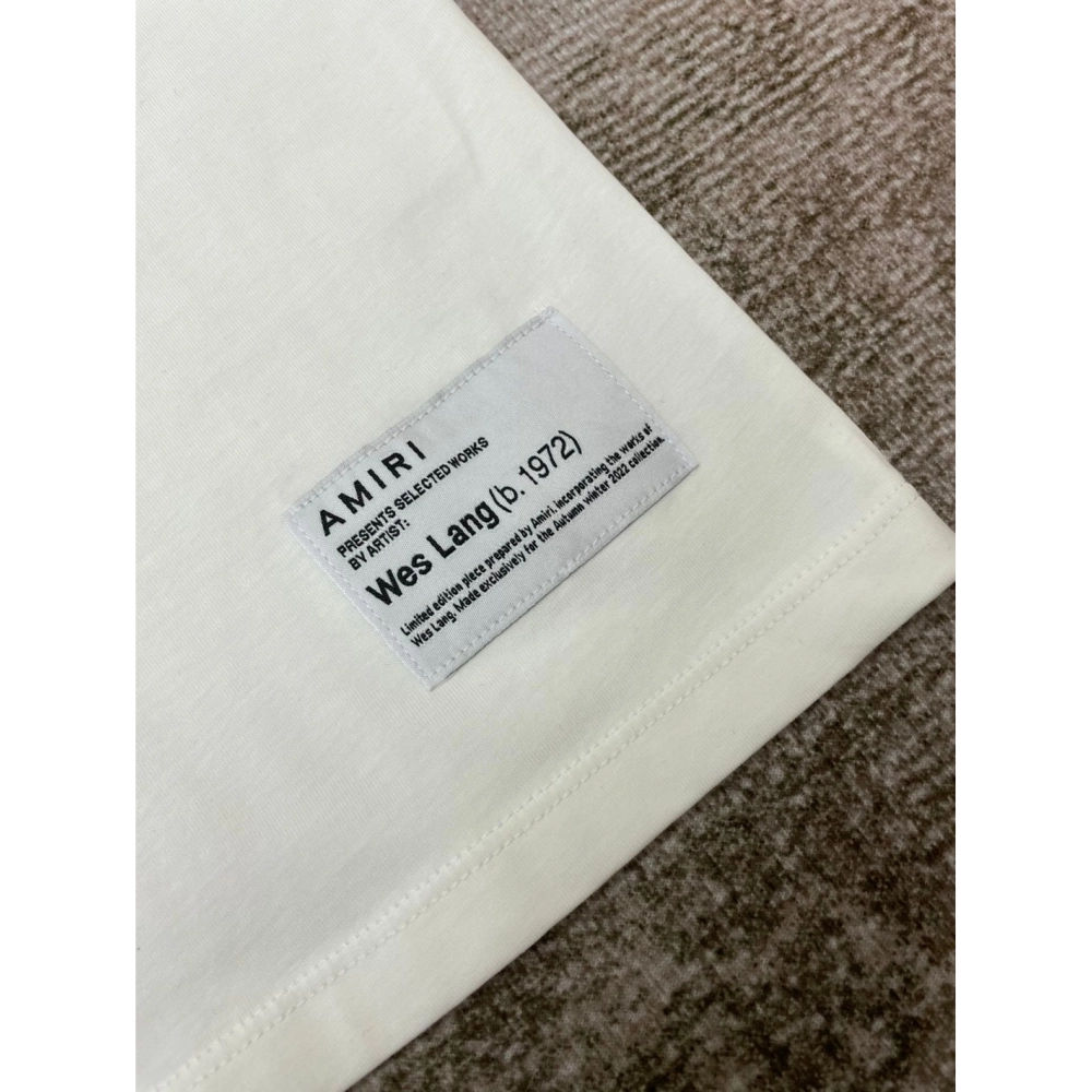 Amiri New joint Sanskrit short-sleeved digital direct spray Sanskrit skull printt T-shirt,Amiri T Shirt,Tshirt,APPAREL