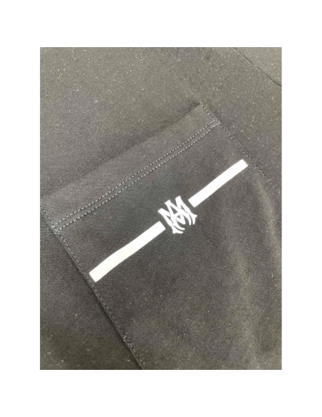 Amiri New pocket short-sleeved pocket, rear logo print T-shirt,Amiri T Shirt,Tshirt,APPAREL