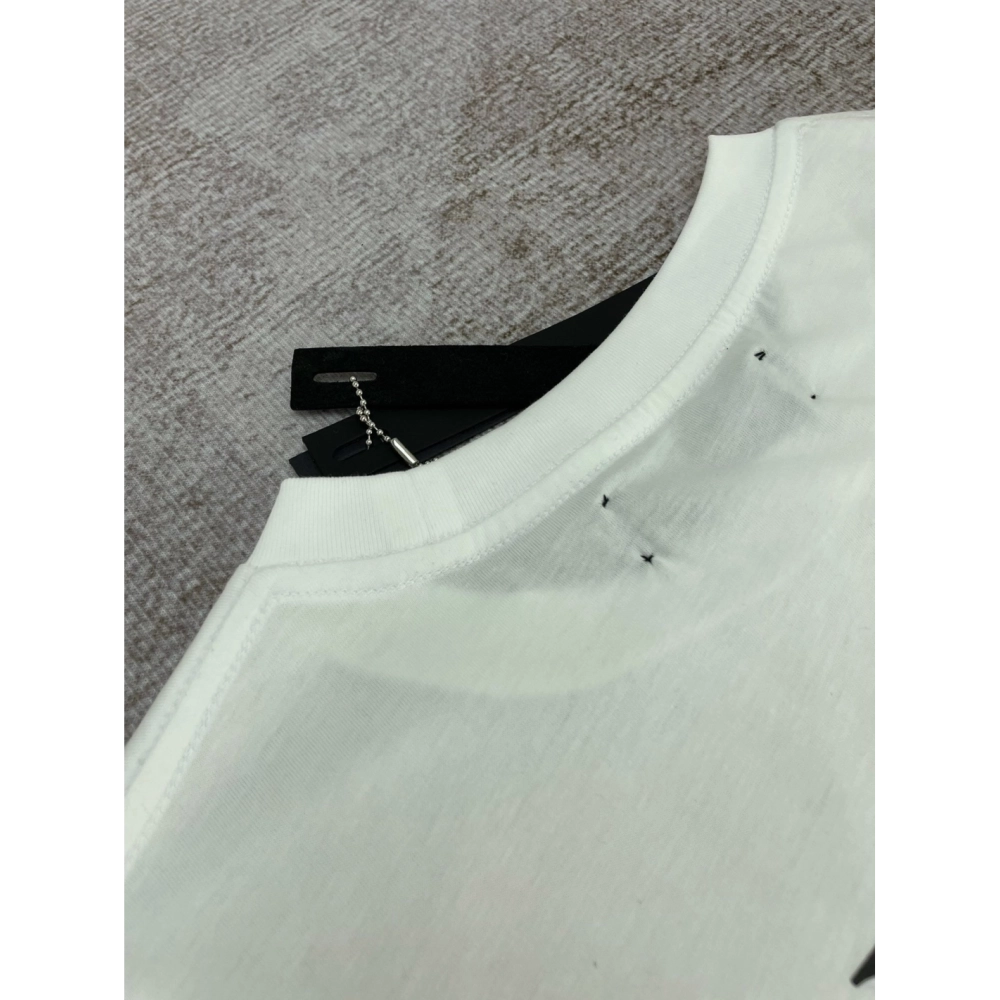 Amiri New pocket short-sleeved pocket, rear logo print T-shirt,Amiri T Shirt,Tshirt,APPAREL