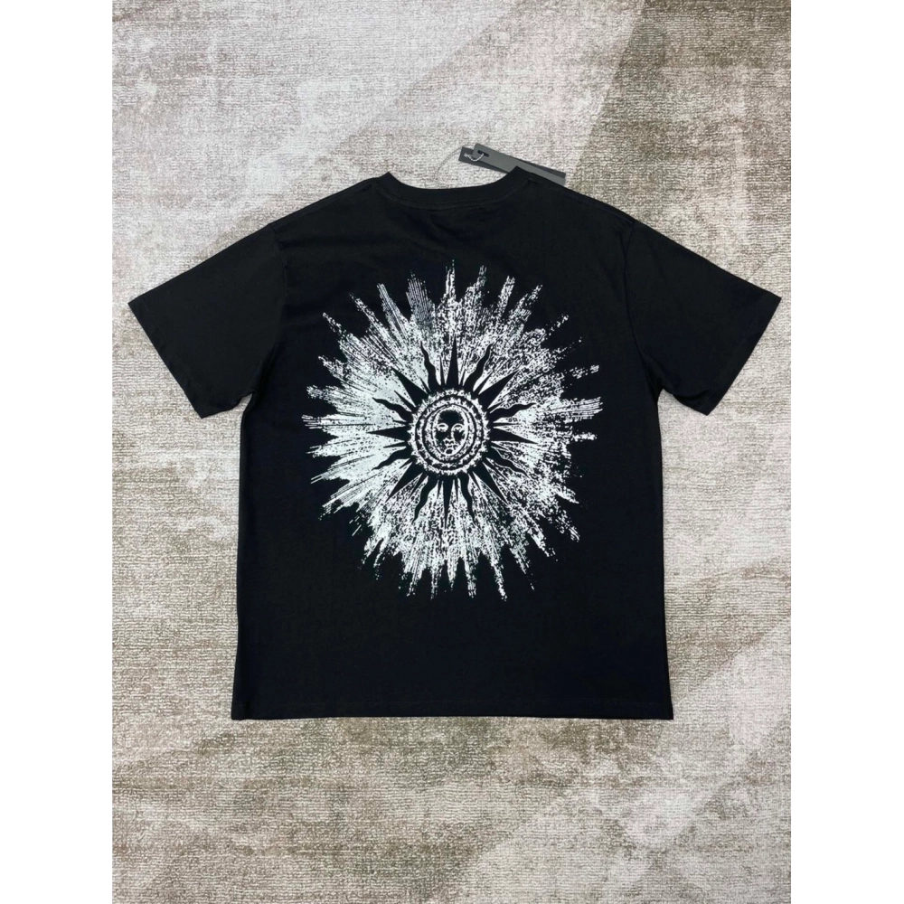Amiri New Sun Avatar Black Short Sleeve T-shirt,Amiri T Shirt,Tshirt,APPAREL