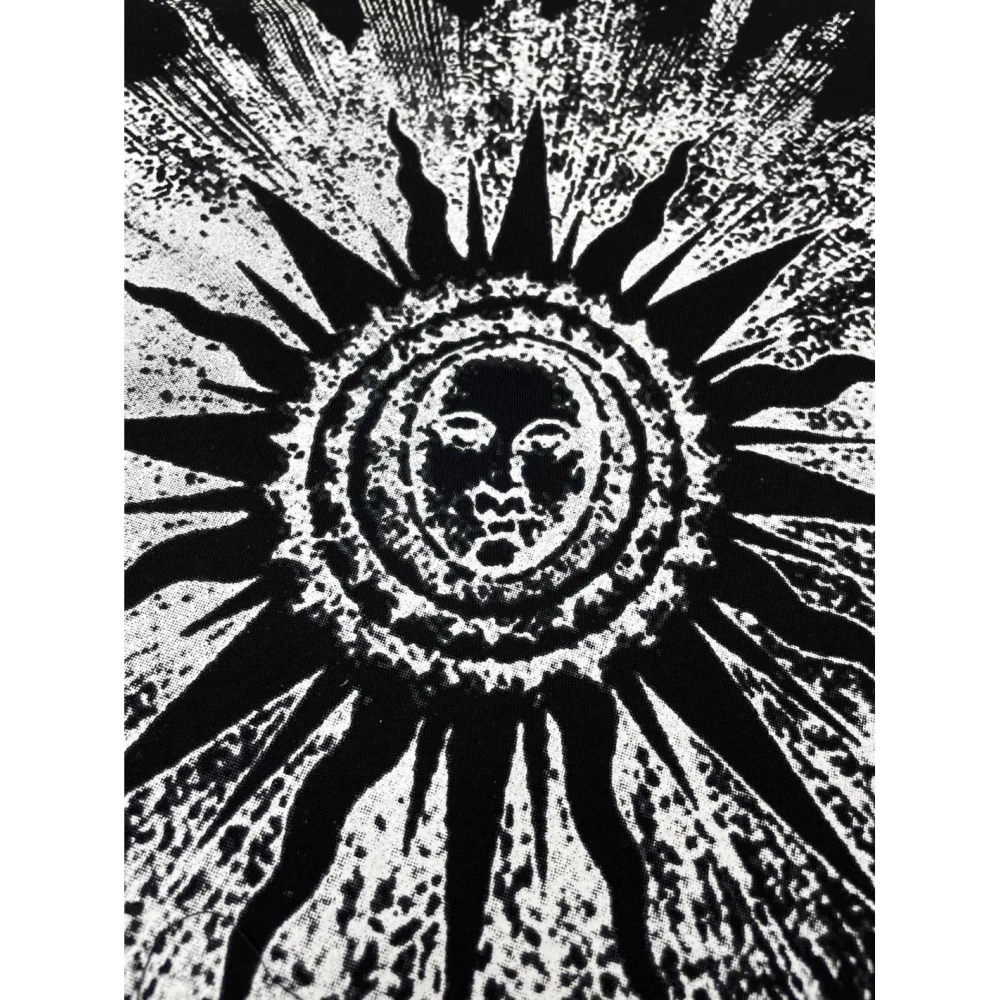 Amiri New Sun Avatar Black Short Sleeve T-shirt,Amiri T Shirt,Tshirt,APPAREL