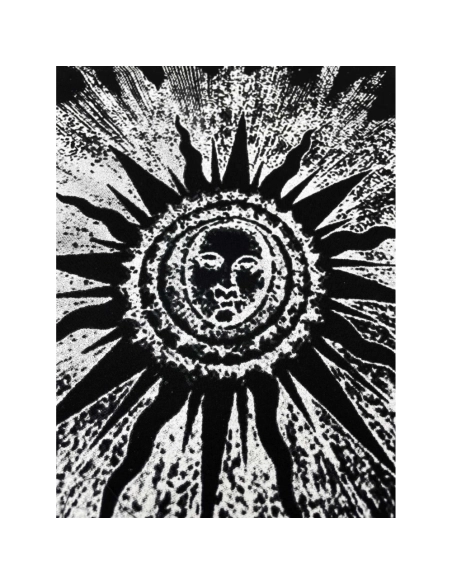 Amiri New Sun Avatar Black Short Sleeve T-shirt,Amiri T Shirt,Tshirt,APPAREL