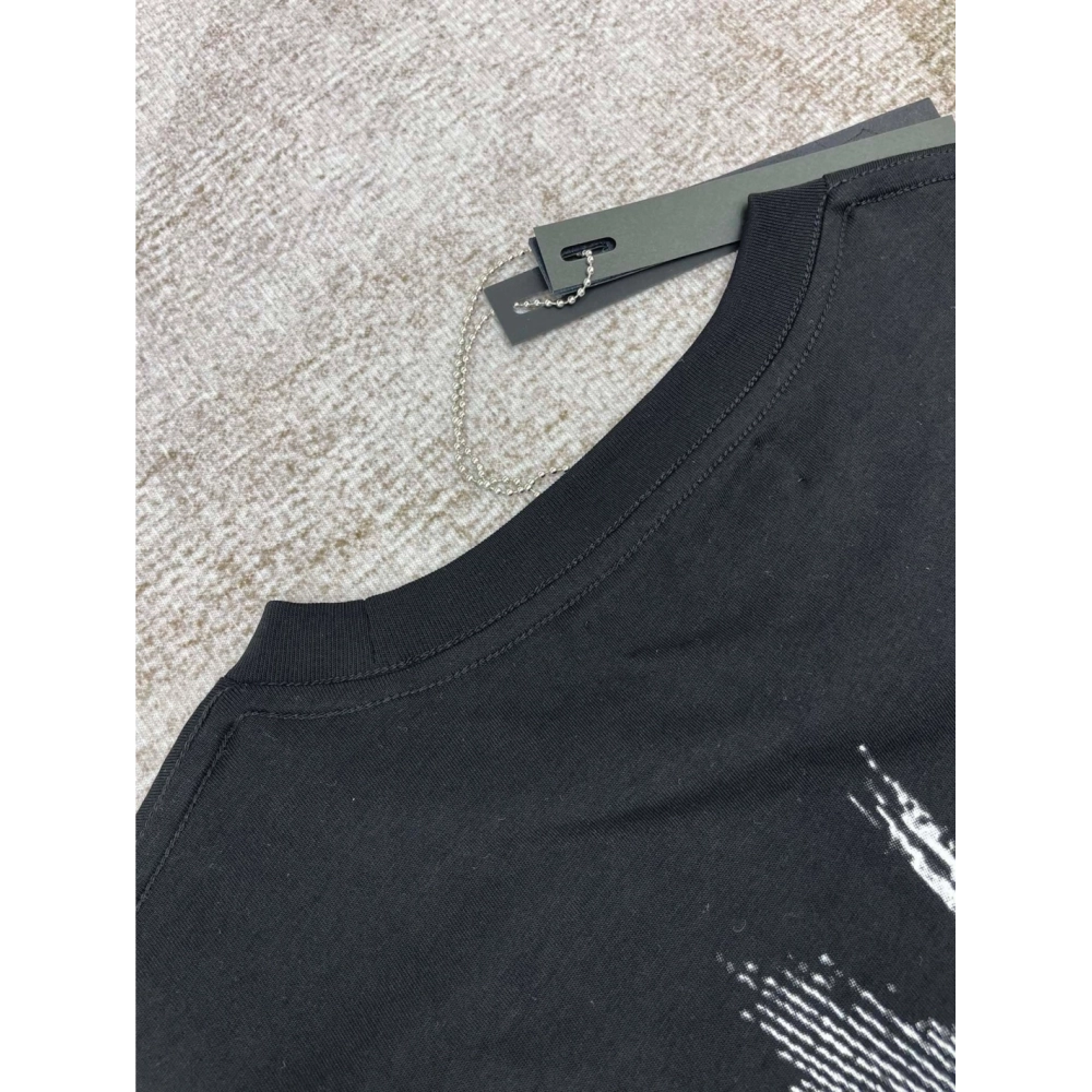Amiri New Sun Avatar Black Short Sleeve T-shirt,Amiri T Shirt,Tshirt,APPAREL