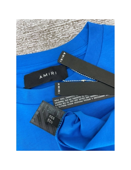 Amiri New AM Short Sleeve T-shirt,Amiri T Shirt,Tshirt,APPAREL