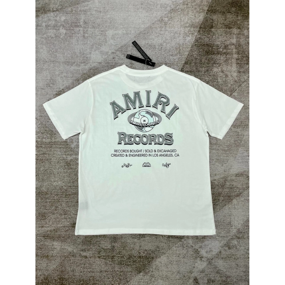 Amiri New Earth Printed Short Sleeve T-shirt,Amiri T Shirt,Tshirt,APPAREL