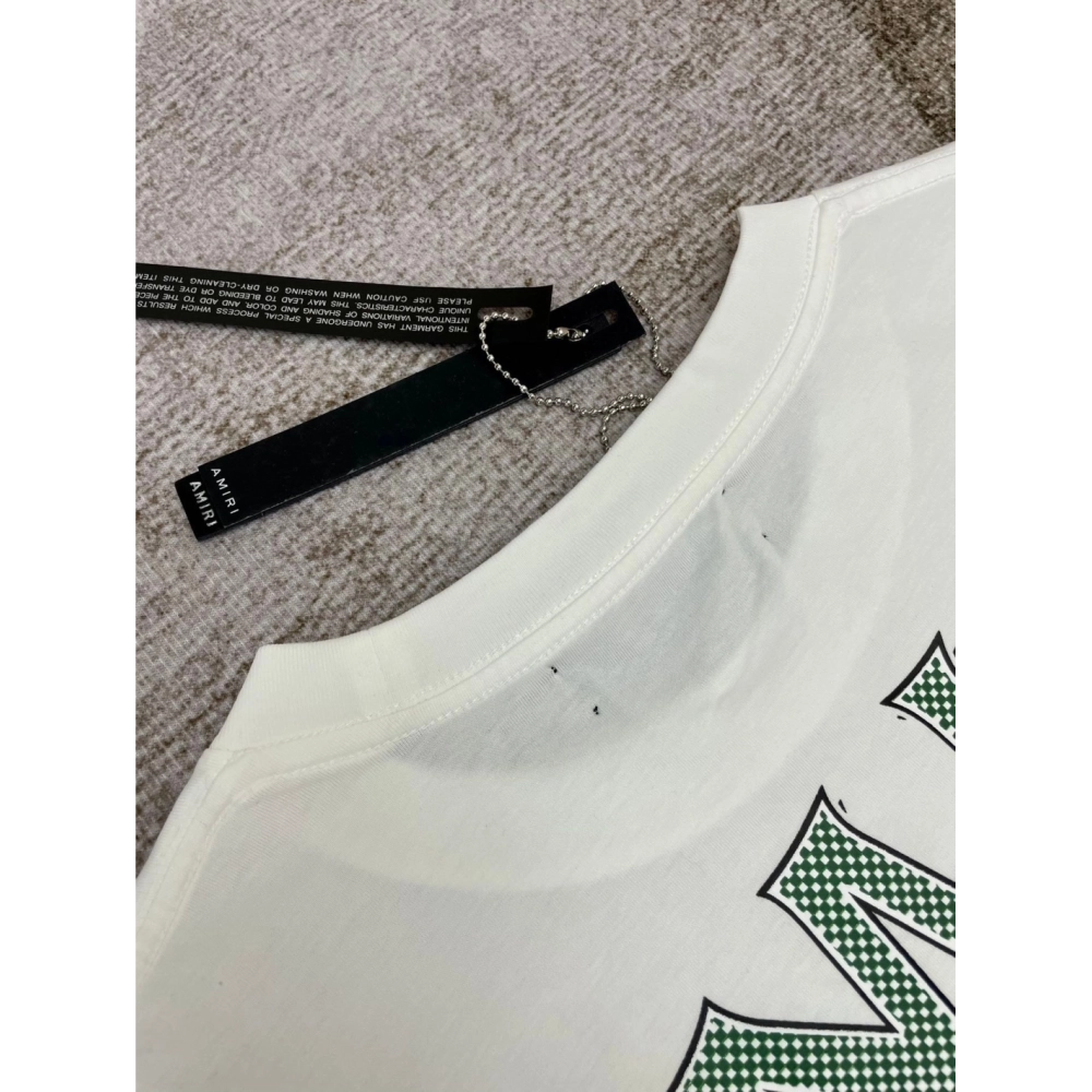 Amiri New Earth Printed Short Sleeve T-shirt,Amiri T Shirt,Tshirt,APPAREL