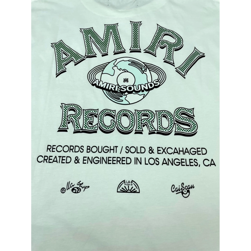 Amiri New Earth Printed Short Sleeve T-shirt,Amiri T Shirt,Tshirt,APPAREL
