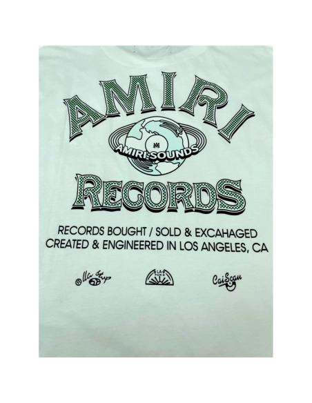 Amiri New Earth Printed Short Sleeve T-shirt,Amiri T Shirt,Tshirt,APPAREL