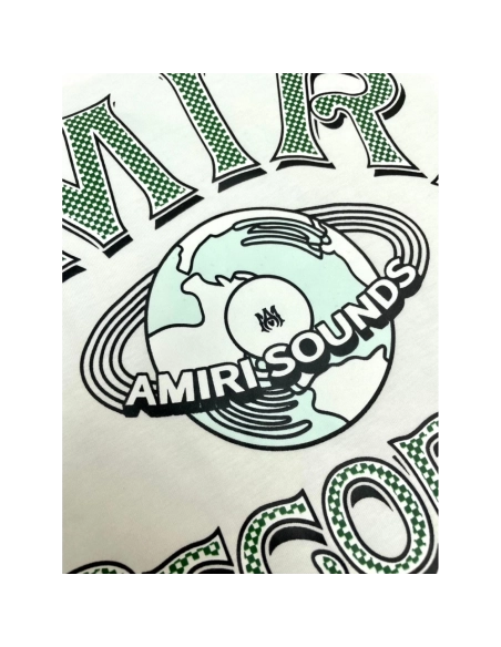 Amiri New Earth Printed Short Sleeve T-shirt,Amiri T Shirt,Tshirt,APPAREL