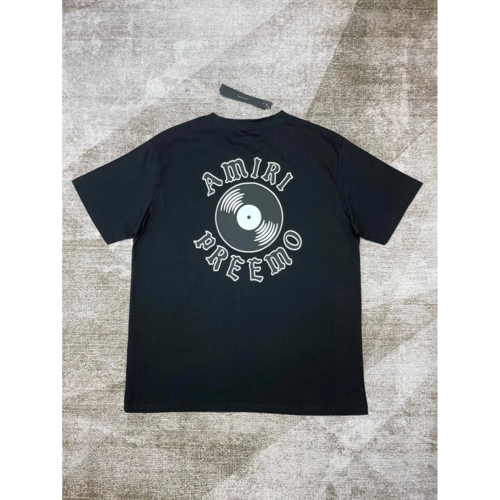 Amiri New Logo Collaboration Short Sleeve T-shirt,Amiri T Shirt,Tshirt,APPAREL