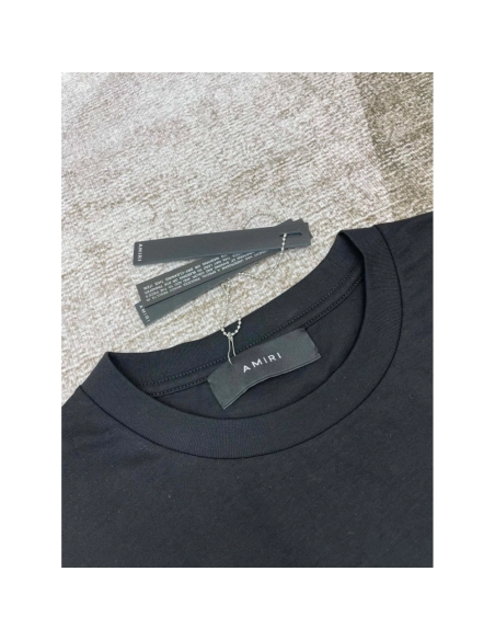 Amiri New Logo Collaboration Short Sleeve T-shirt,Amiri T Shirt,Tshirt,APPAREL