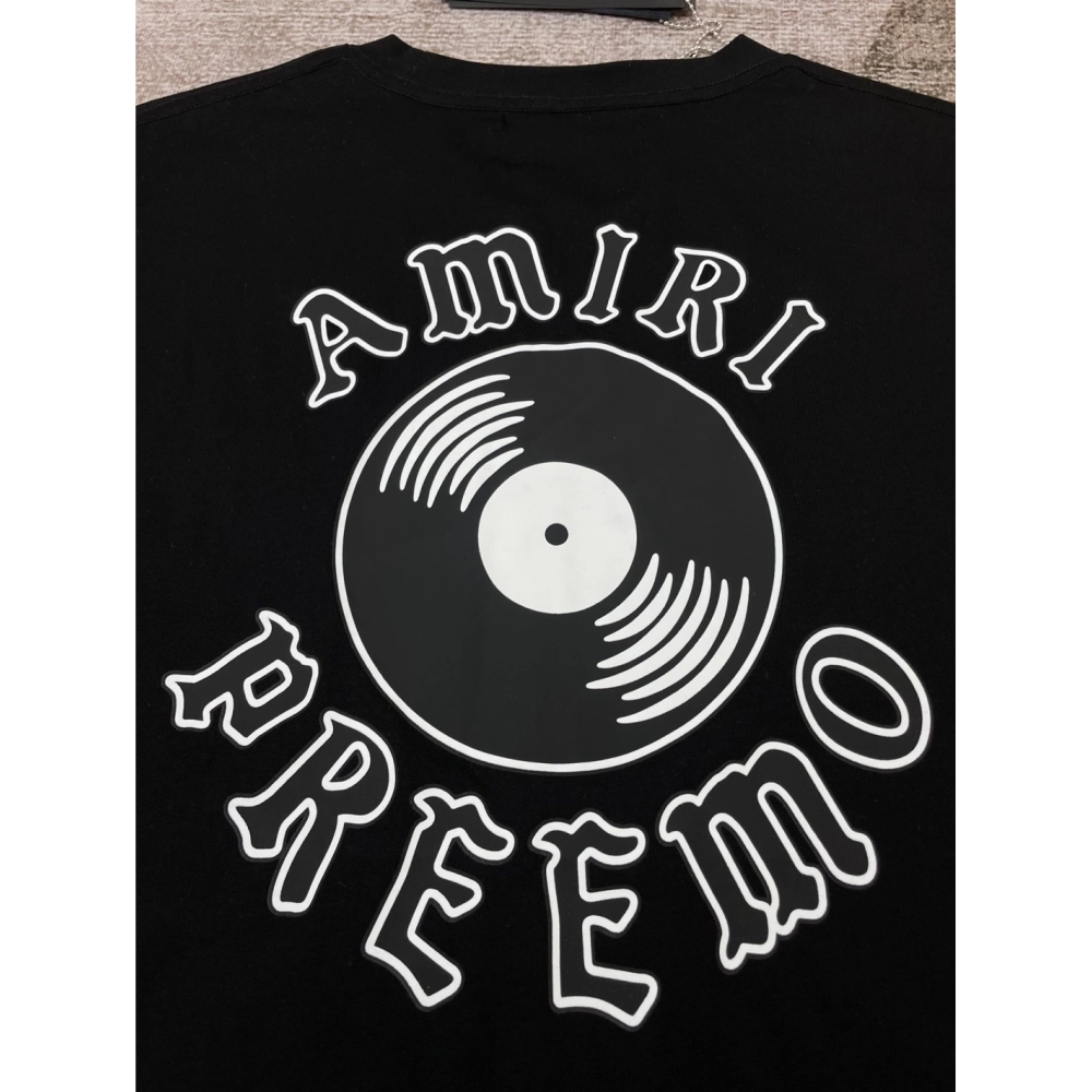 Amiri New Logo Collaboration Short Sleeve T-shirt,Amiri T Shirt,Tshirt,APPAREL