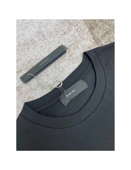 Amiri New Logo Special Print Short Sleeve T-shirt,Amiri T Shirt,Tshirt,APPAREL