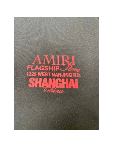 Amiri New Red Letter Printed Short Sleeve T-shirt,Amiri T Shirt,Tshirt,APPAREL