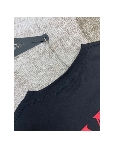 Amiri New Red Letter Printed Short Sleeve T-shirt,Amiri T Shirt,Tshirt,APPAREL