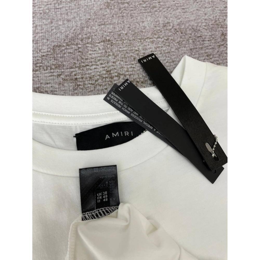 Amiri New Short Sleeve T-shirt,Amiri T Shirt,Tshirt,APPAREL