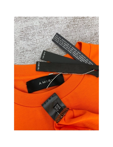 Amiri New colorful short-sleeved rear printt T-shirt,Amiri T Shirt,Tshirt,APPAREL