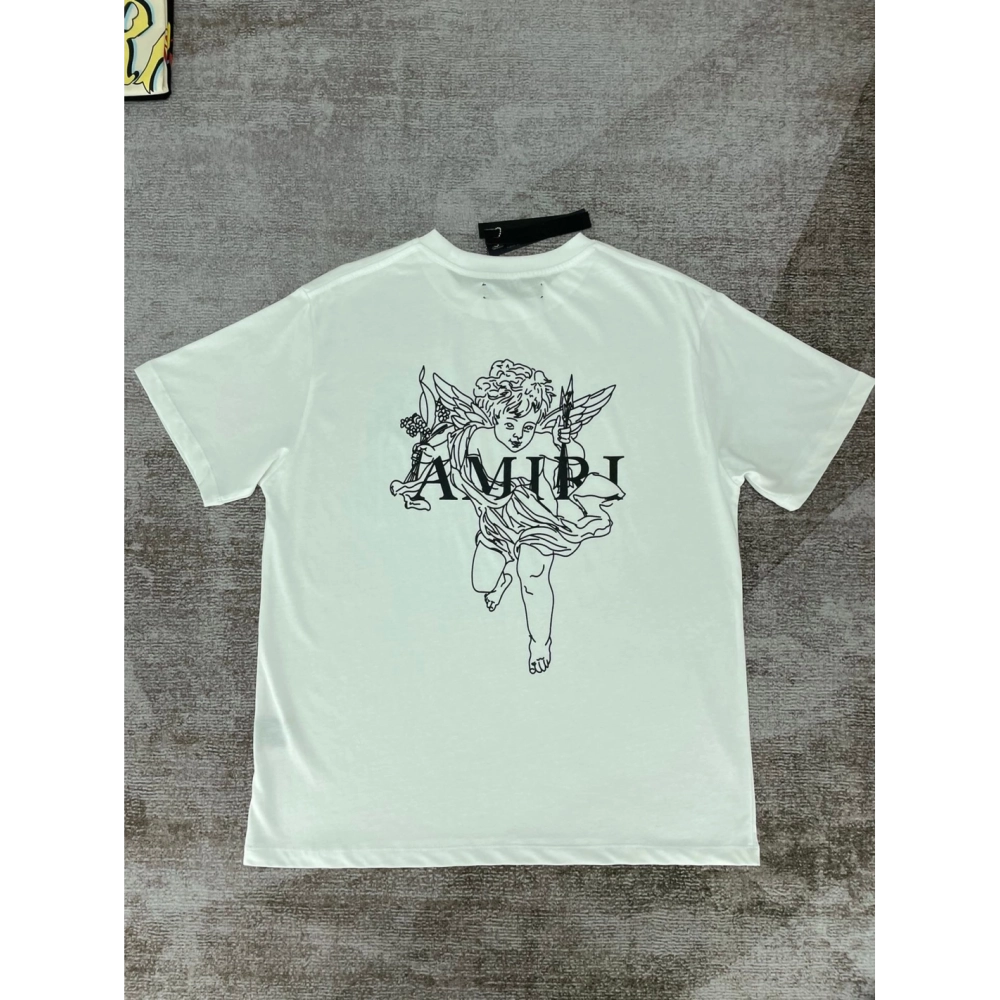 Amiri New correct version foam print T-shirt,Amiri T Shirt,Tshirt,APPAREL