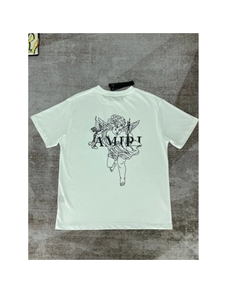 Amiri New correct version foam print T-shirt,Amiri T Shirt,Tshirt,APPAREL
