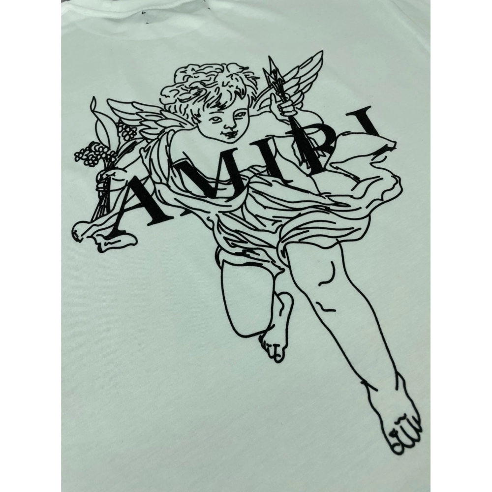 Amiri New correct version foam print T-shirt,Amiri T Shirt,Tshirt,APPAREL